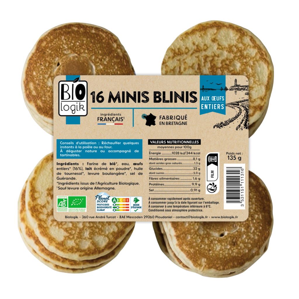 Produit 16 minis blinis